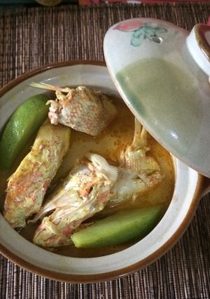 Foto resep Gulai Kakap Merah Santan Encer
