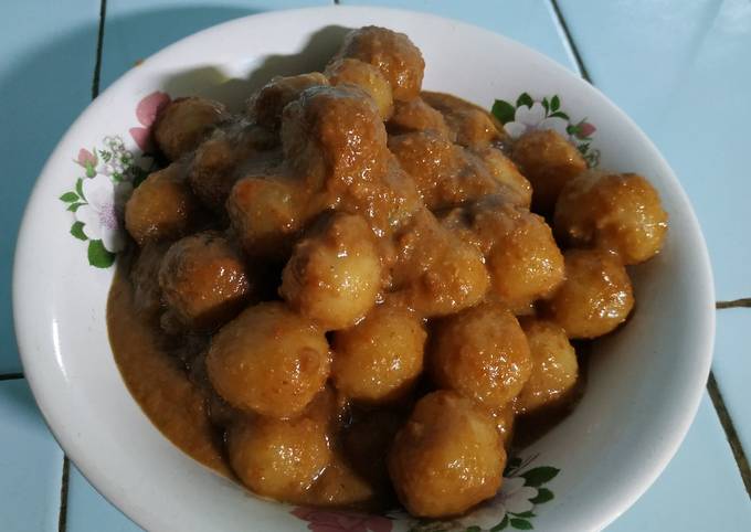 Resep Cilok isi bumbu kacang ngajelegur yang Bikin Ngiler