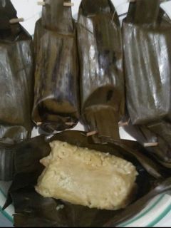 Foto resep Arem Arem Mie / Lontong Mie simple