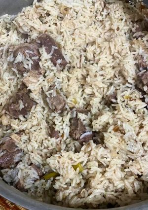 A picture of Mutton pulao.