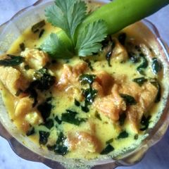 Kadhi pakoda A picture of Kadhi pakoda.