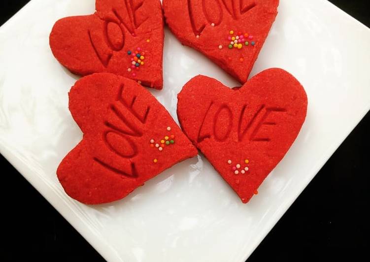 Step-by-Step Guide to Make Tasty Valentine cookies