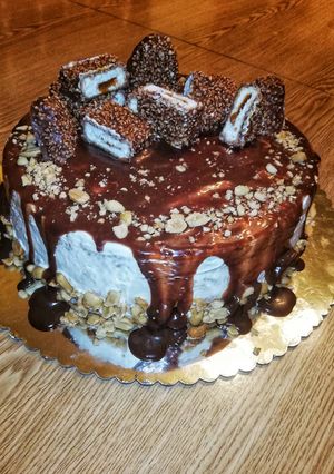 Kinder Maxi King torta recept fotója