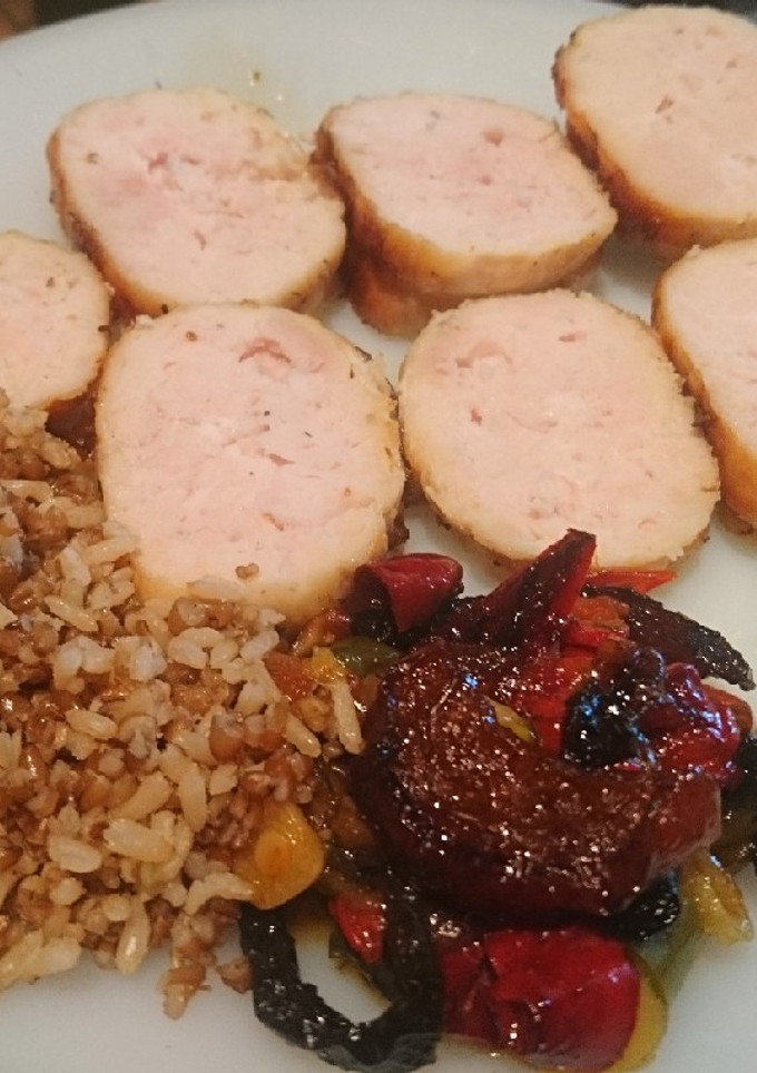 Una foto de Roti de pollo 🐔 a la jardinera