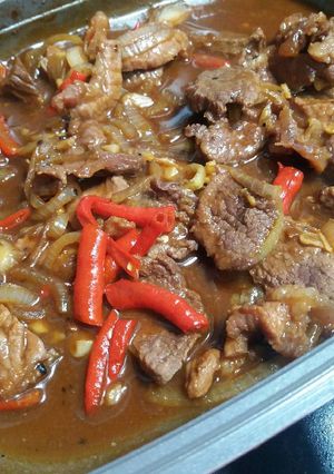 Foto resep Tumis sapi lada hitam