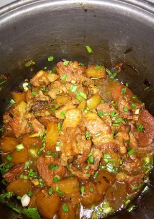 Hình của món Thịt kho củ cải.