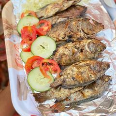 A picture of Grilled fish.