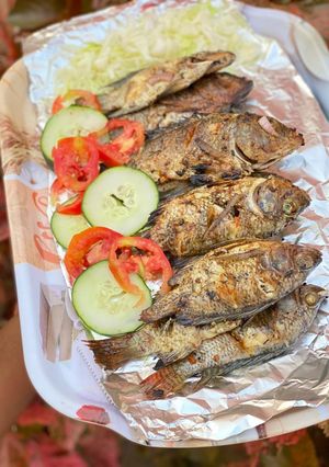 A picture of Grilled fish.