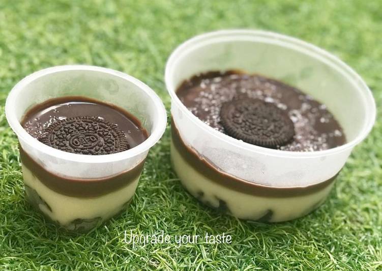 Puding Oreo Choco Cheese