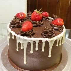 A picture of Glorious chocolate cake.