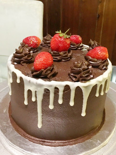 A picture of Glorious chocolate cake.