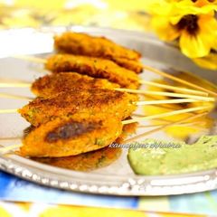 A picture of Instant leftover upma kabeb.