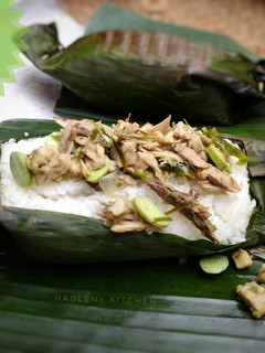 Foto resep Nasi Bakar Tongkol Suwir Daun Jeruk