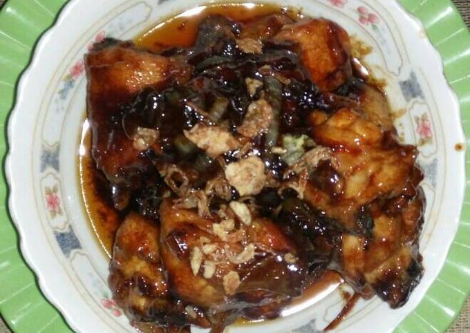 Ayam goreng saus tiram sederhana