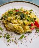 Risotto alle zucchine e uova