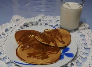 Una foto de Waffles de sartén