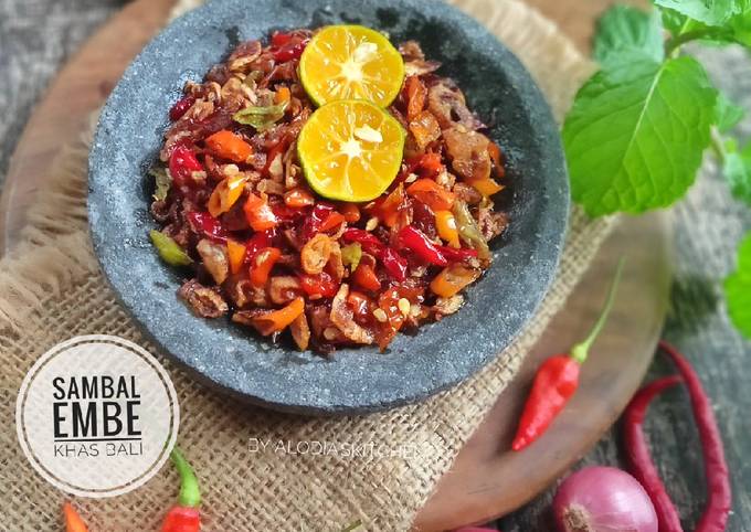 Resep Sambal Embe Khas Bali, Enak Banget