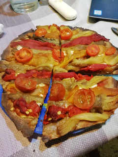 Una foto de Pizza casera