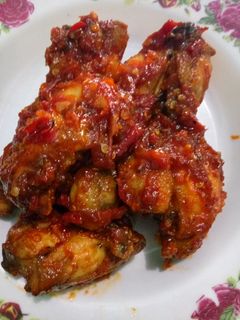 Foto resep Ayam bakar bumbu merah pedas manis