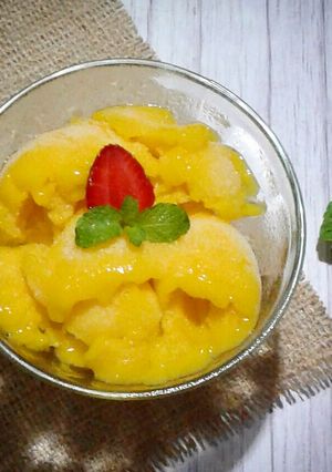 Foto resep Sorbet mangga
