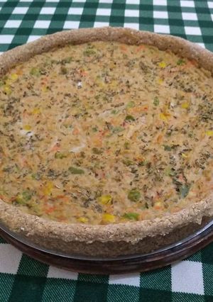 Una foto de Quiche de atún y verduras (bajo en calorías) 🏵️