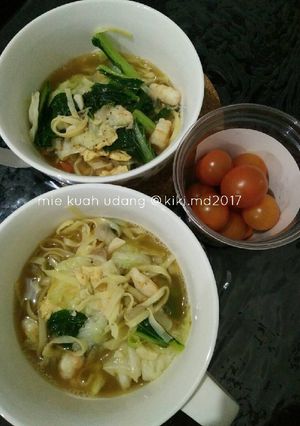 Foto resep Mie godhog udang