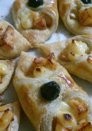 صورة لوصفة فطائر العجينة المورقة