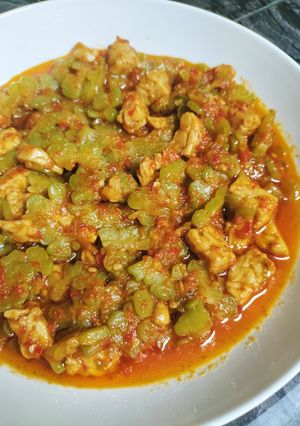 Foto resep Tumis pare + tempe