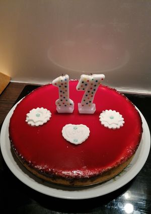 Málnás diétás sajttorta recept fotója