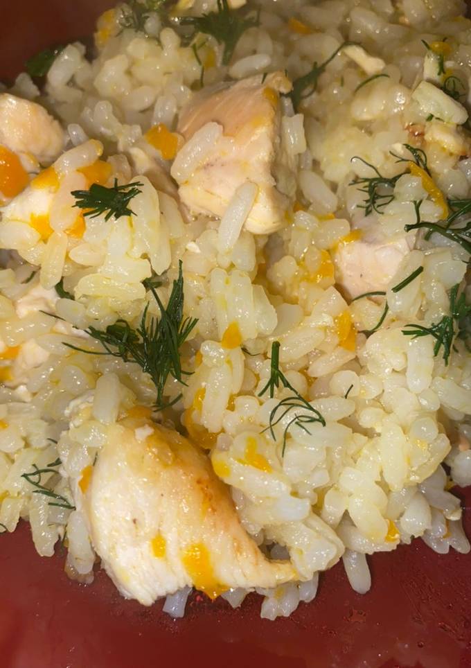 Плов з курячим м‘ясом в духовці