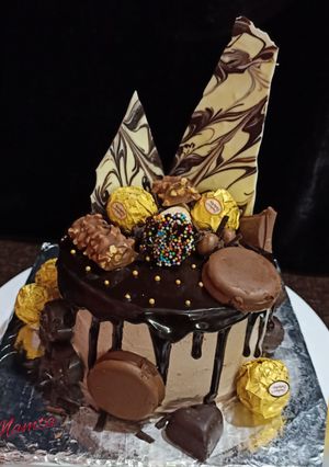 A picture of Chocolate cake (without eggs).