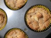 A picture of vanilla cake with raising