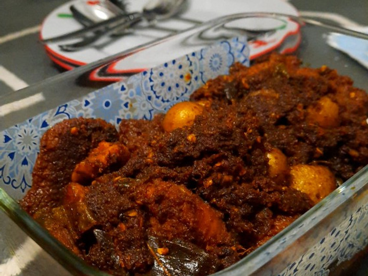 Resep: Rendang Sandung Lamur &amp;amp; Kentang Kecil Menu Enak