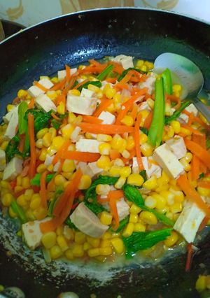 Foto resep Tumis vege jagung+ tofu... ala2