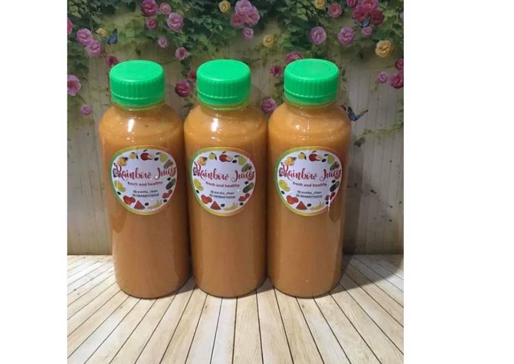 Langkah Mudah untuk Menyiapkan Diet Juice Papaya Avocado Mango Orange Gojiberry Anti Gagal