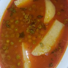 Aloo Mattr ki Sabzi A picture of Aloo Mattr ki Sabzi.