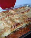 Lasagna Bolonesa en Horno de Aire