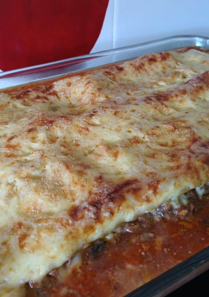 Una foto de Lasagna Bolonesa en Horno de Aire