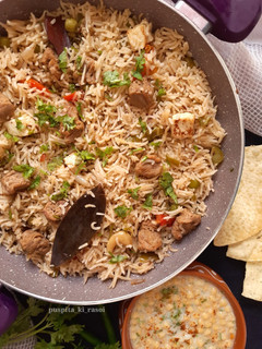 A picture of Veg pulao.