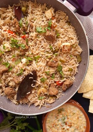 A picture of Veg pulao.