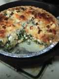 Cheesy Chicken and Spinach Pie