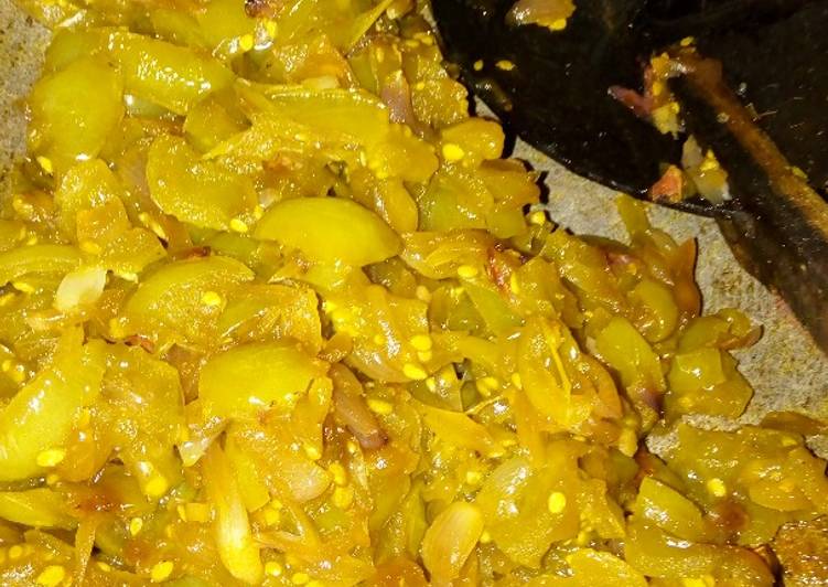 Singkat dan gampang,  sambel manis gurih tanpa cabe 🌶🌶😃