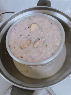 劉瓊惠媽媽的鮑魚稀飯 的食譜成品照片