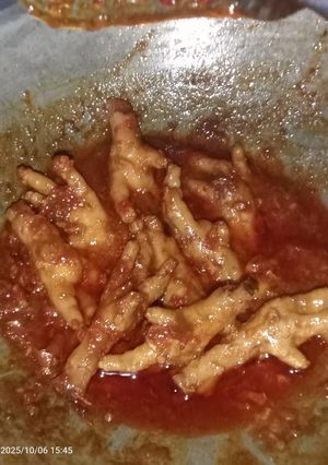 Foto resep Ceker sambal pedas manis