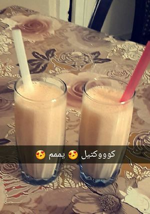 صورة لوصفة كوكتيل شمام وموز