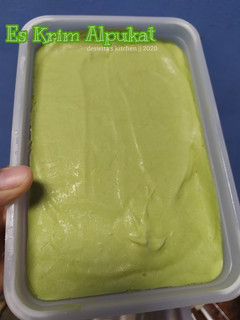 Foto resep Es krim alpukat