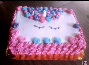 Una foto de Torta de unicornio 🦄