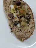 Rollo de carne con verduras