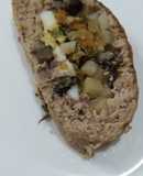 Rollo de carne con verduras