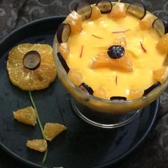Yellow shrikhand A picture of Yellow shrikhand.